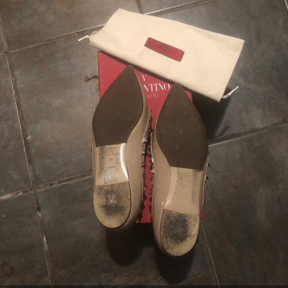 Authentic Valentino nude flats 39 - Picture 7 of 8